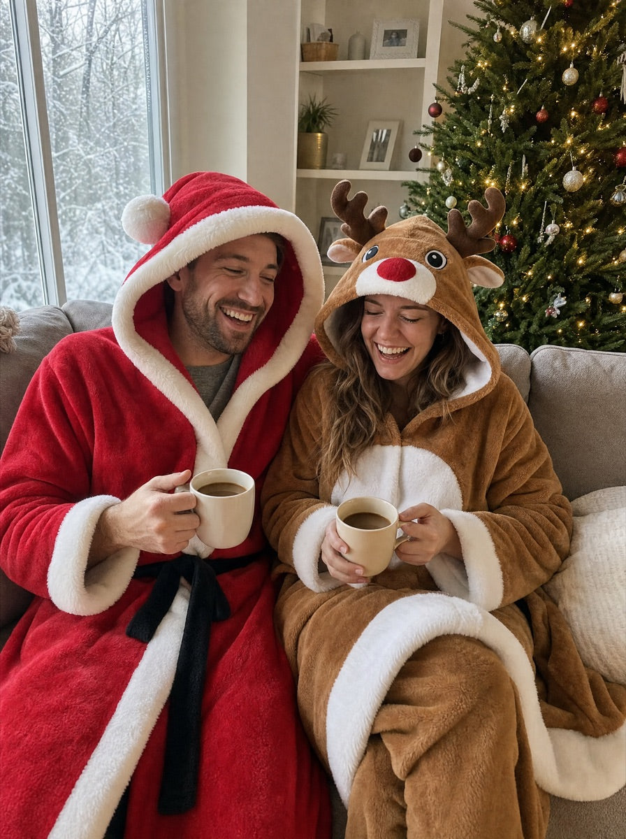 Christmas morning on the sofa